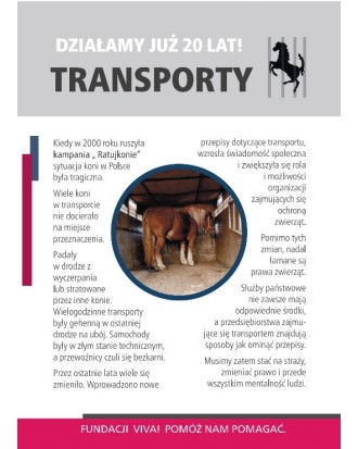 Pakiet 50 ulotek kampanii Ratuj Konie