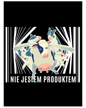 Koszulka unisex NIE JESTEM PRODUKTEM