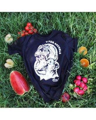 Koszulka damska V for Vegan