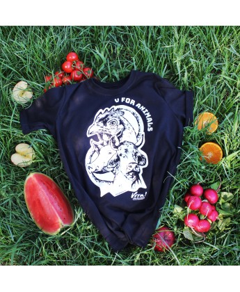 Koszulka damska V for Vegan