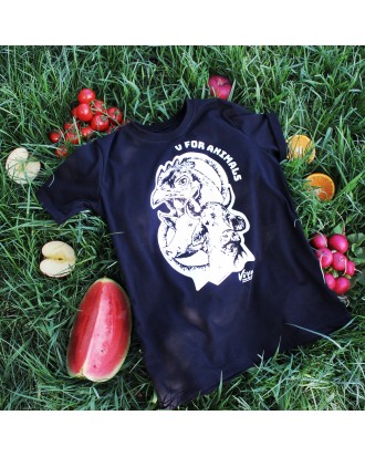 Koszulka damska V for Vegan