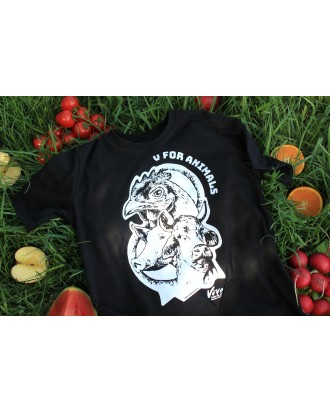 Koszulka damska V for Vegan