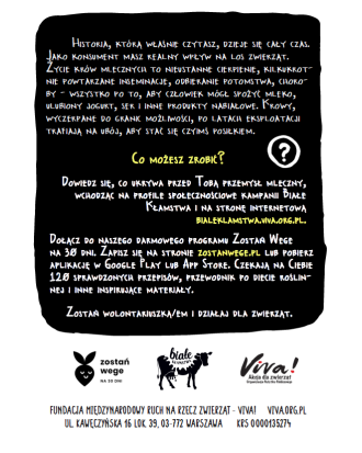 Pakiet 50 ulotek kampanii Białe Kłamstwa