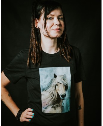 Koszulka unisex RATUJ KONIE namalowany konik