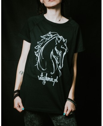 Koszulka unisex RATUJ KONIE