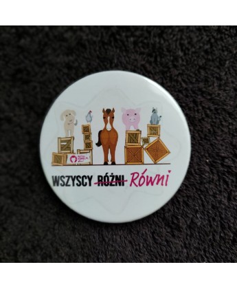 Magnes WSZYSCY RÓWNI - 56 mm
