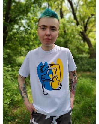 Koszulka unisex POMOC DLA ZWIERZAKÓW Z UKRAINY 