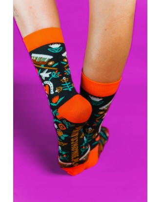 Czarne Skarpetki Konie z Morskiego Oka