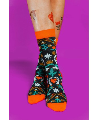 Czarne Skarpetki Konie z Morskiego Oka