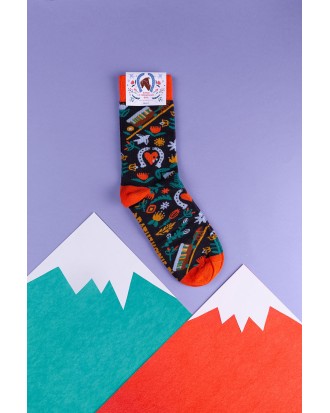 Czarne Skarpetki Konie z Morskiego Oka