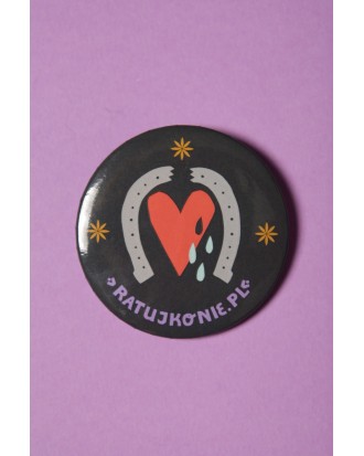 Przypinka Konie z Morskiego Oka wzór nr 2