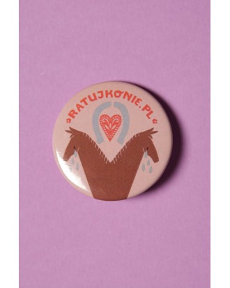 Mała Przypinka Konie z Morskiego Oka wzór nr 4