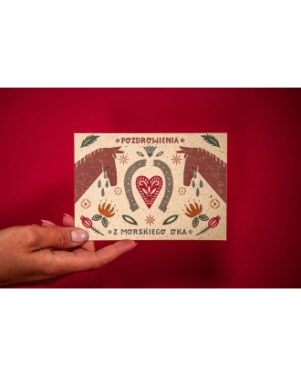 Zestaw pocztówek Konie z Morskiego Oka 