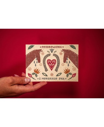 Zestaw pocztówek Konie z Morskiego Oka 