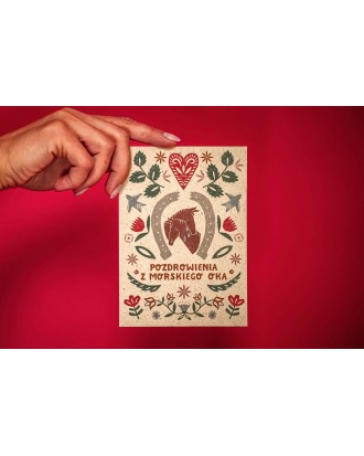 Zestaw pocztówek Konie z Morskiego Oka 