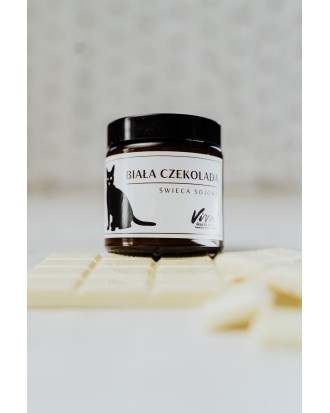 Świeca sojowa Biała Czekolada