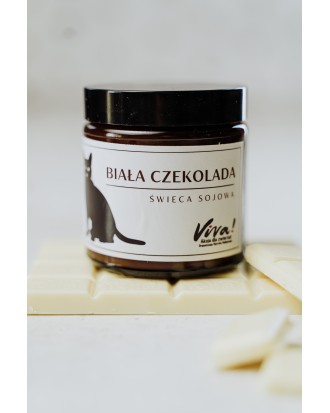 Świeca sojowa Biała Czekolada