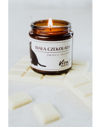 Świeca sojowa Biała Czekolada