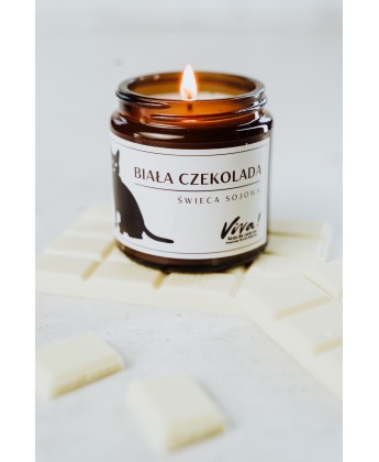 Świeca sojowa Biała Czekolada
