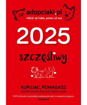 Kalendarz Adopciaki 2025 - PRZEDSPRZEDAŻ