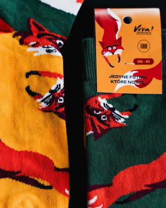 Skarpetki Viva! '24 Lis Czerwony