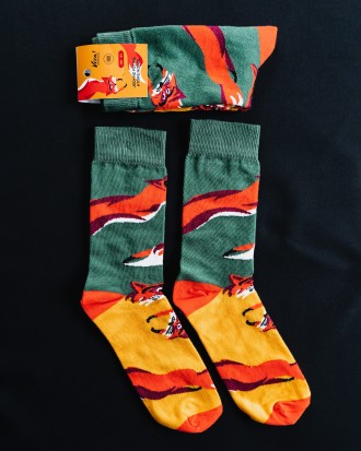 Skarpetki Viva! '24 Lis Czerwony