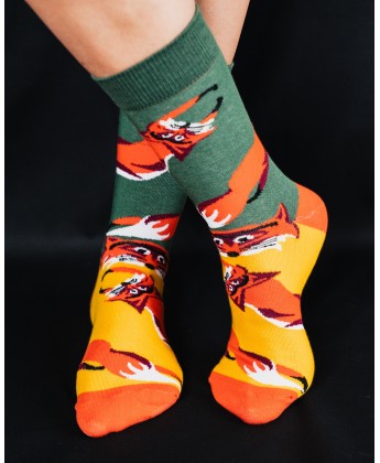 Skarpetki Viva! '24 Lis Czerwony