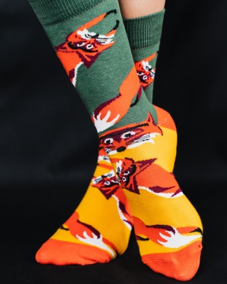 Skarpetki Viva! '24 Lis Czerwony