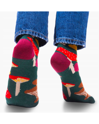 Skarpetki Grzyby z bawełny organicznej