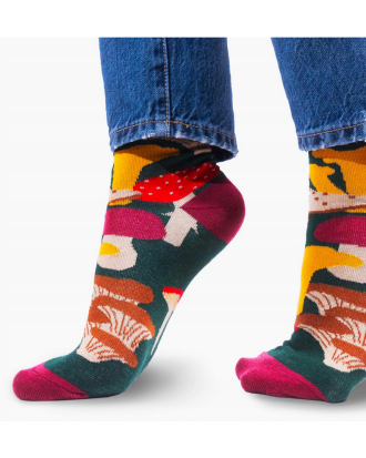 Skarpetki Grzyby z bawełny organicznej