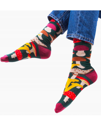 Skarpetki Grzyby z bawełny organicznej