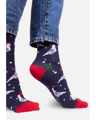 Skarpetki Świąteczne Gołębie