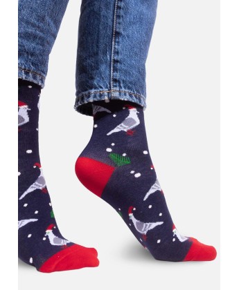 Skarpetki Świąteczne Gołębie