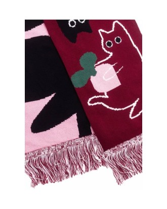 Szalik Koty Psoty z bawełny organicznej 