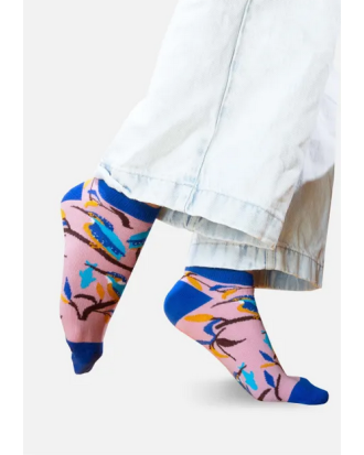 Skarpetki stopki Zimorodek z bawełny organicznej