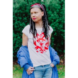 Koszulka damska biała Liski