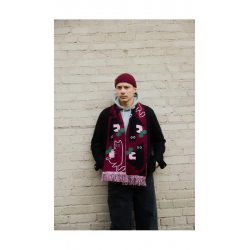 Szalik Koty Psoty z bawełny organicznej 