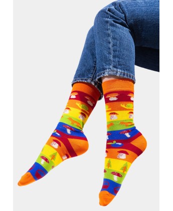 skarpetki grzybobranie