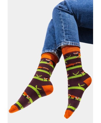 Skarpetki Panda Czerwona