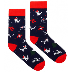 Skarpetki świąteczne Kotki