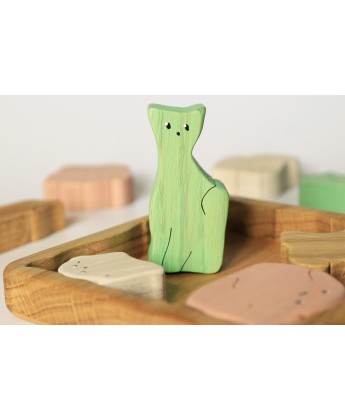 Drewniane puzzle dla dzieci „Psy”