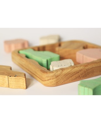 Drewniane puzzle dla dzieci „Psy”