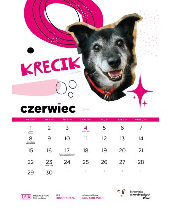 Kalendarz Schroniska w Korabiewicach 2026