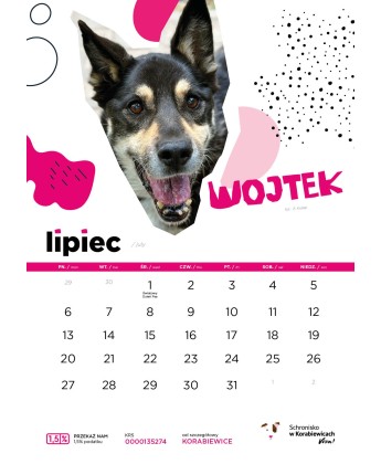 Kalendarz Schroniska w Korabiewicach 2026