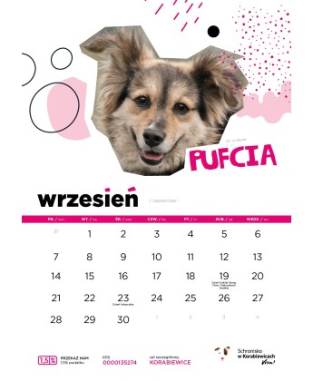 Kalendarz Schroniska w Korabiewicach 2026