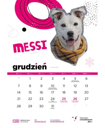 Kalendarz Schroniska w Korabiewicach 2026