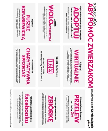 Kalendarz Schroniska w Korabiewicach 2026