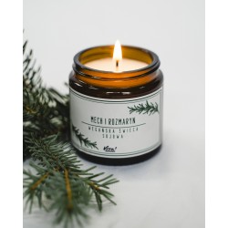 Świeca sojowa Mech i Rozmaryn