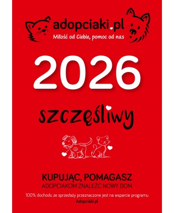 Kalendarz Adopciaki 2025 - PRZEDSPRZEDAŻ