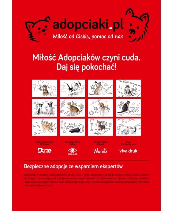 Kalendarz Adopciaki 2025 - PRZEDSPRZEDAŻ
